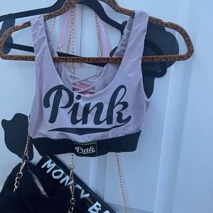 🎃purpleish sports bra from Pink veryyyy cute and detailed